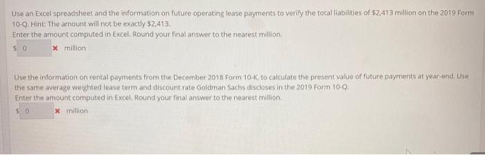 Solved Goldman Sachs Sec Filing For The Quarter Ended March 