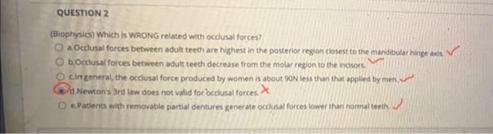 Solved what is the meaning of occlusal forces ? also can you | Chegg.com