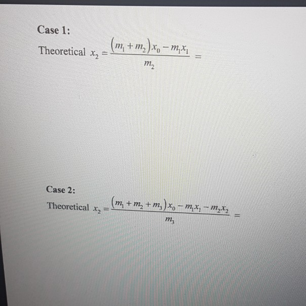 Solved Data and Data Analysis Xo = center of mass of meter