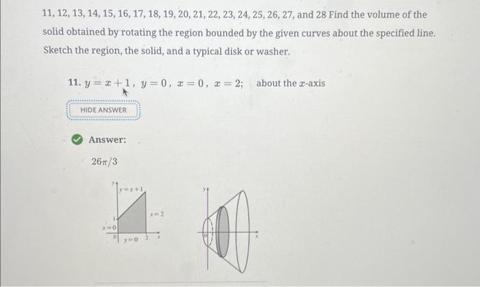 Solved 11,12,13,14,15,16,17,18,19,20,21,22,23,24,25,26,27, | Chegg.com