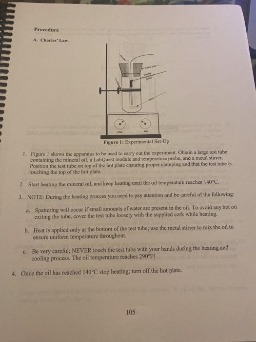 Experiment 8 Gas Laws and Phase Changes Introduction