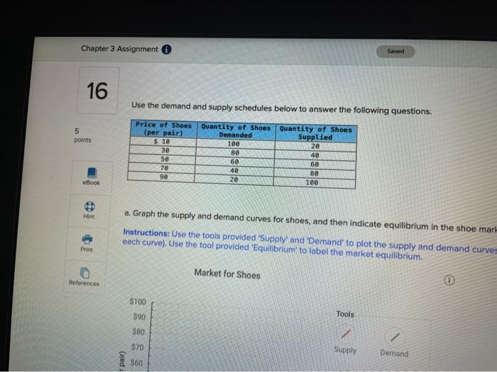 Solved Use The Demand And Supply Schedules Below To Answer | Chegg.com