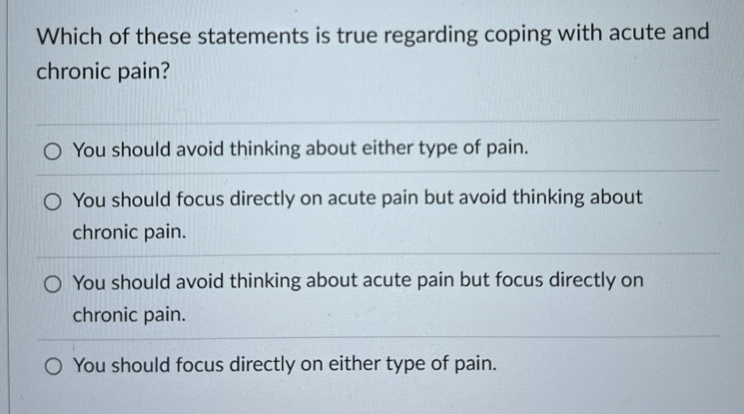 Solved Which of these statements is true regarding coping | Chegg.com