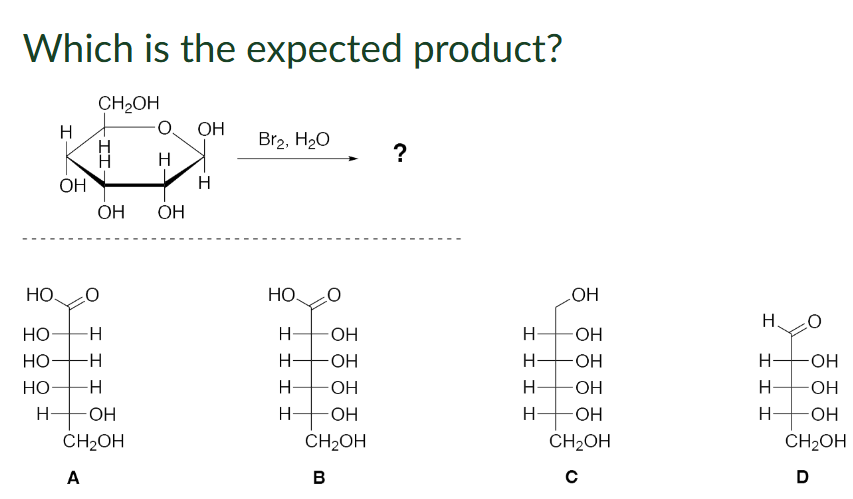 Solved Which is the expected product?ABC | Chegg.com