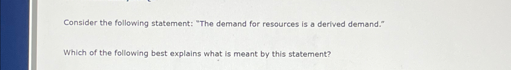 Solved Consider the following statement: 