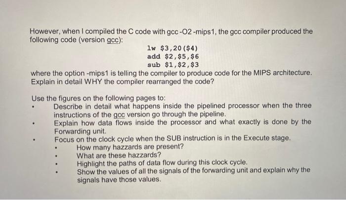 Solved When I was asked to convert a small C program | Chegg.com