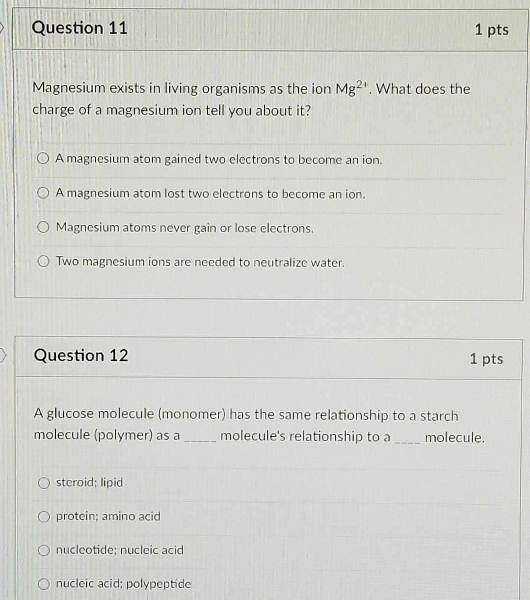 Solved Need help finding the correct answer to these | Chegg.com