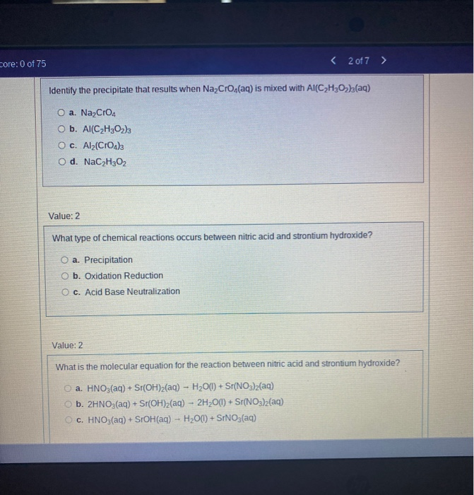 Solved Using the solubility rules in this lesson, predict | Chegg.com
