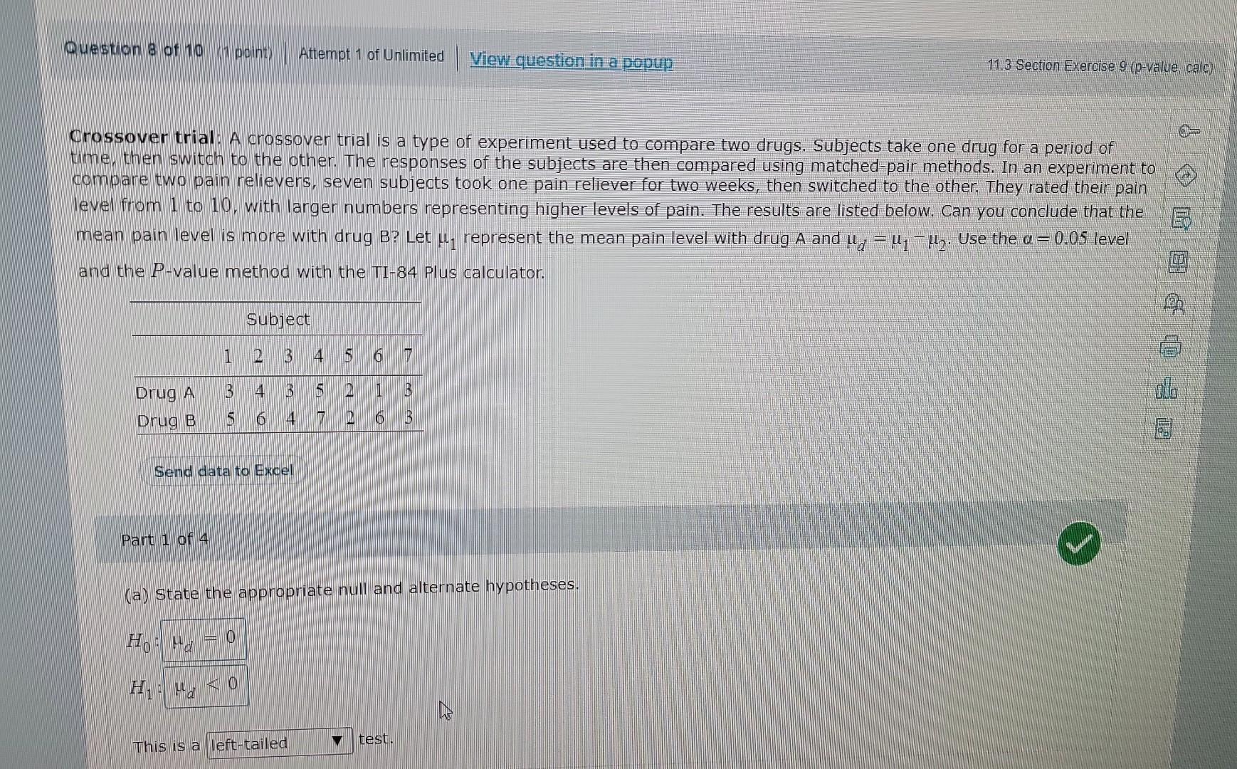 Solved Crossover trial A crossover trial is a type of