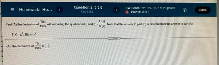 Solved E Homework: Ho... Question 2, 3.3.6 Part 1 of 2 HW | Chegg.com