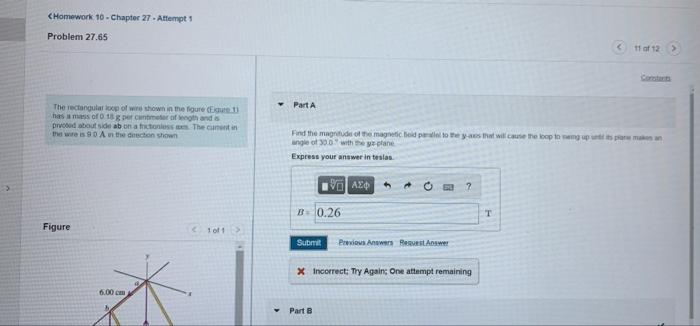 Homework 10 - Chapter 27 - Attempt 1 Problem 27.65 11 | Chegg.com