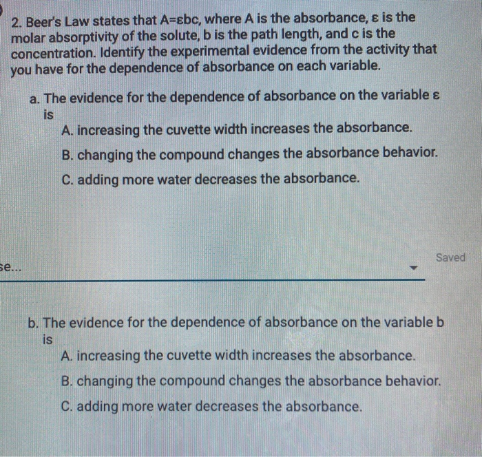 solved-2-beer-s-law-states-that-a-ebc-where-a-is-the-chegg