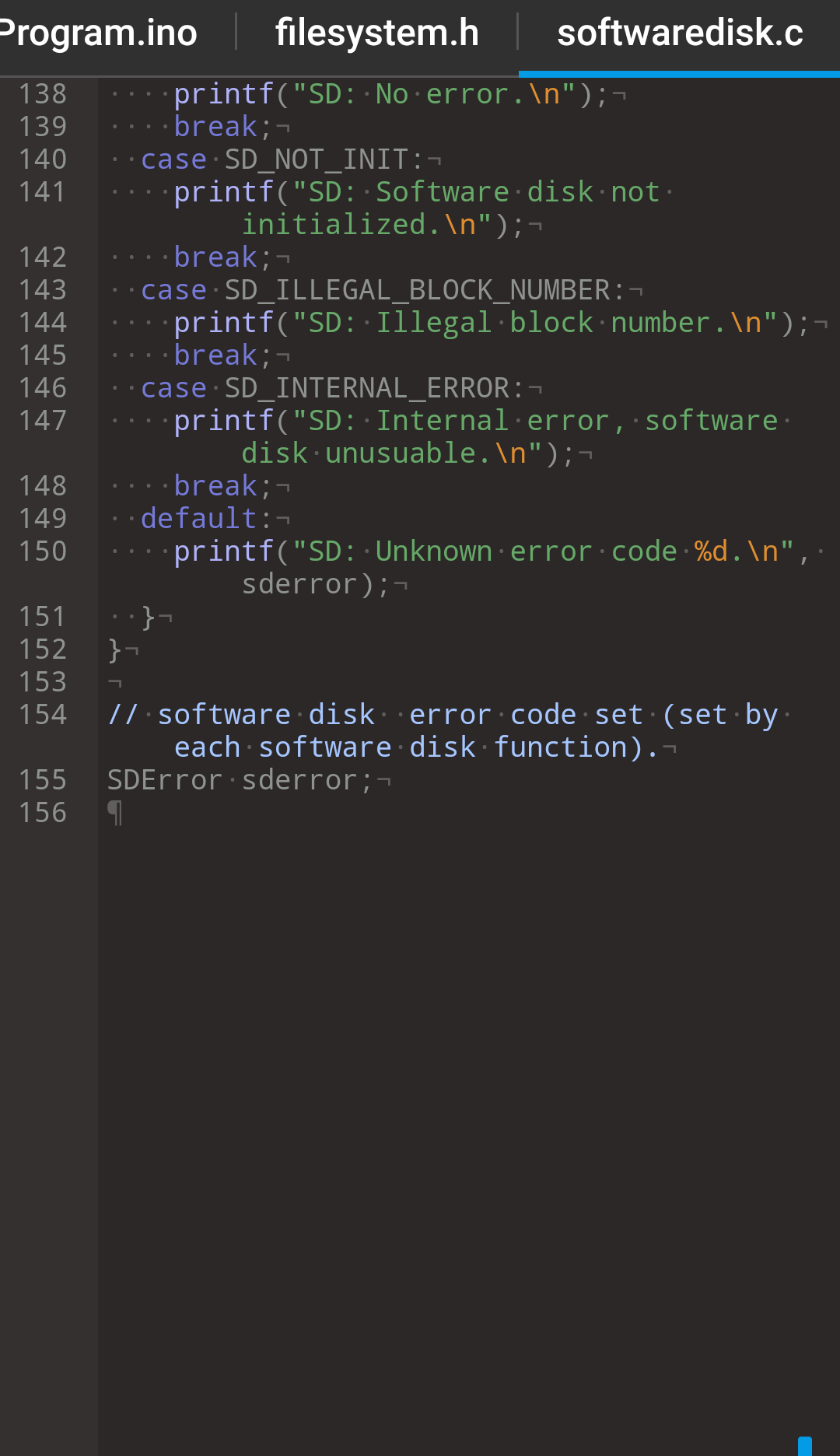 Solved ¬ // writes a block of data from ' 'buf' at '