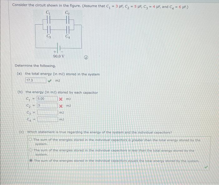 Solved Consider the circult shown in the figure. (Assume | Chegg.com