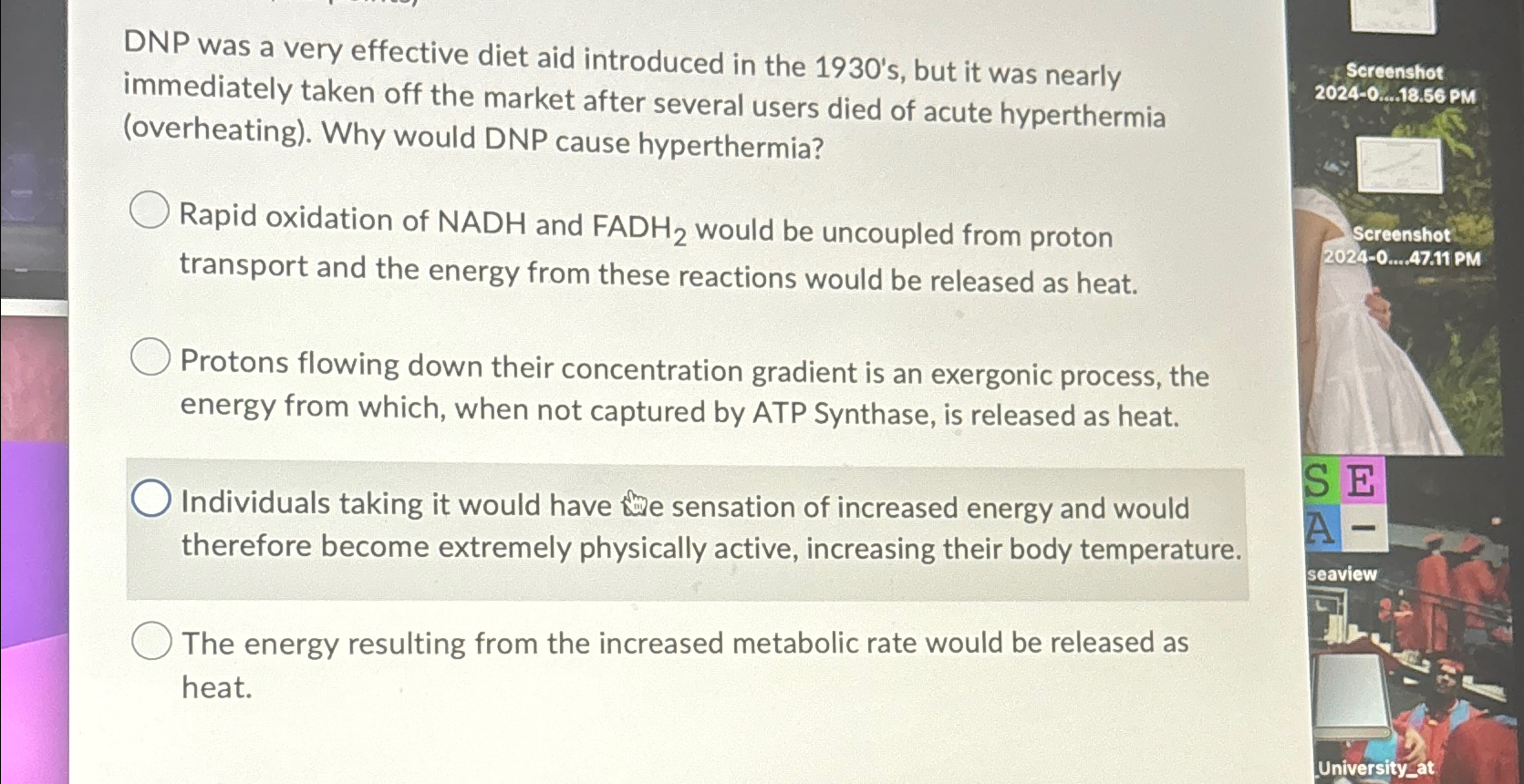 Solved DNP was a very effective diet aid introduced in the | Chegg.com