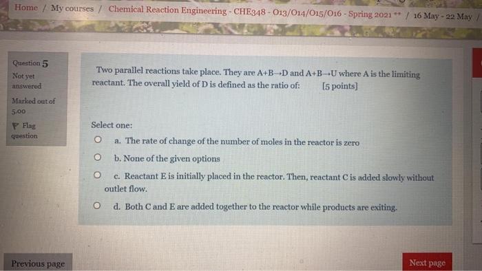 Solved on 5 t red In case of pressure drop at isothermal | Chegg.com