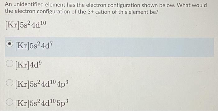 Solved Question 3 (1 point) Which neutral element would | Chegg.com