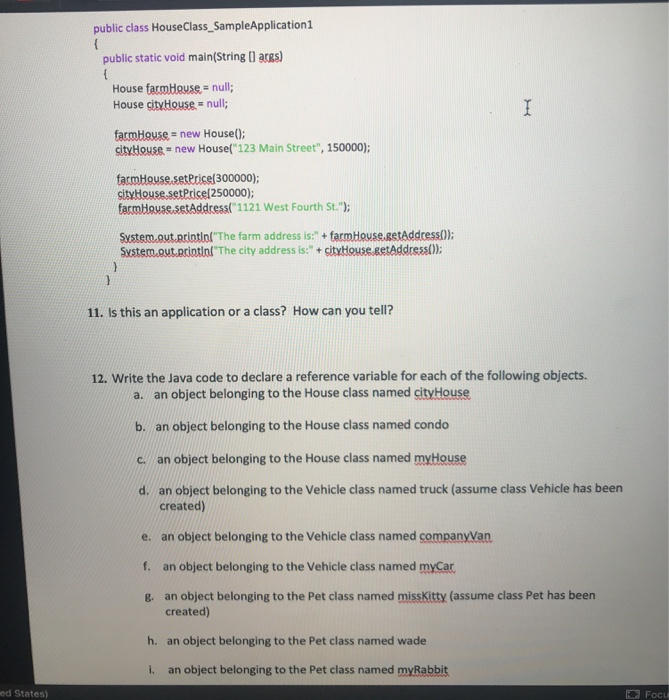 Solved 1: Employee class and application (pseudocode) | Chegg.com