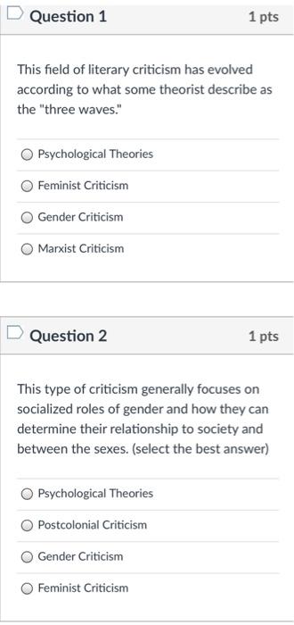 literary criticism research questions