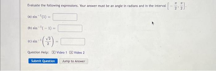 Solved Evaluate the following expressions. Your answer must | Chegg.com