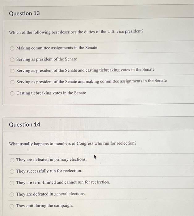 Solved Question 13 Which Of The Following Best Describes The Chegg