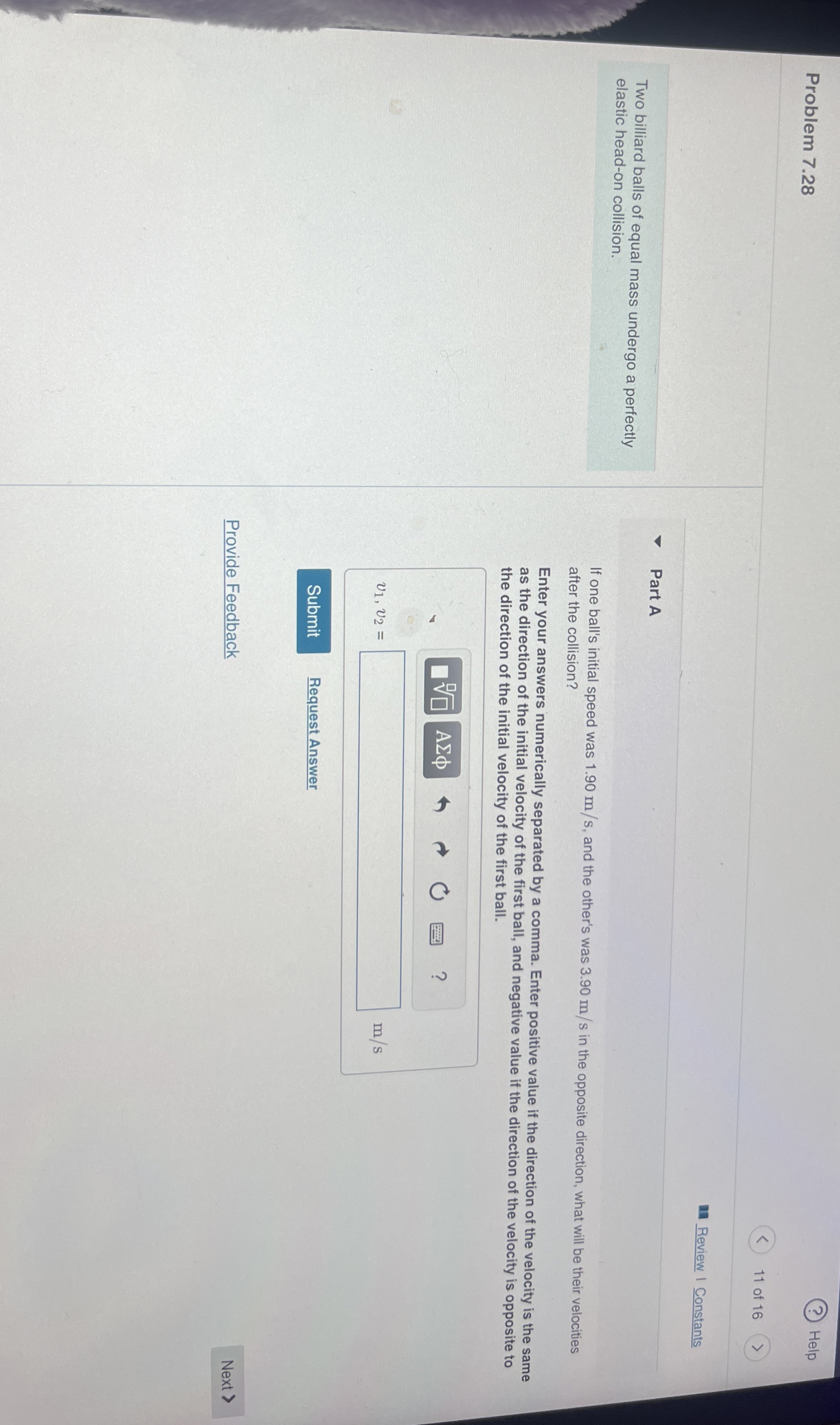 Solved Problem 7.28 Help 11 of 16 Review Constants Two | Chegg.com