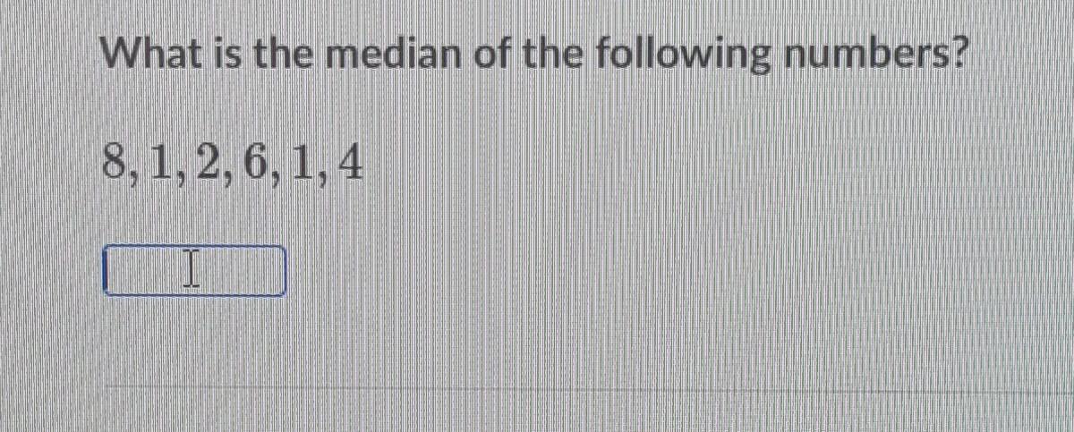 what is the median of the numbers 2 4 6 8 10