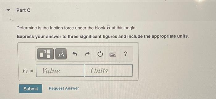 Solved Two Blocks A And B Shown In (Figure 1) Have A Weight | Chegg.com