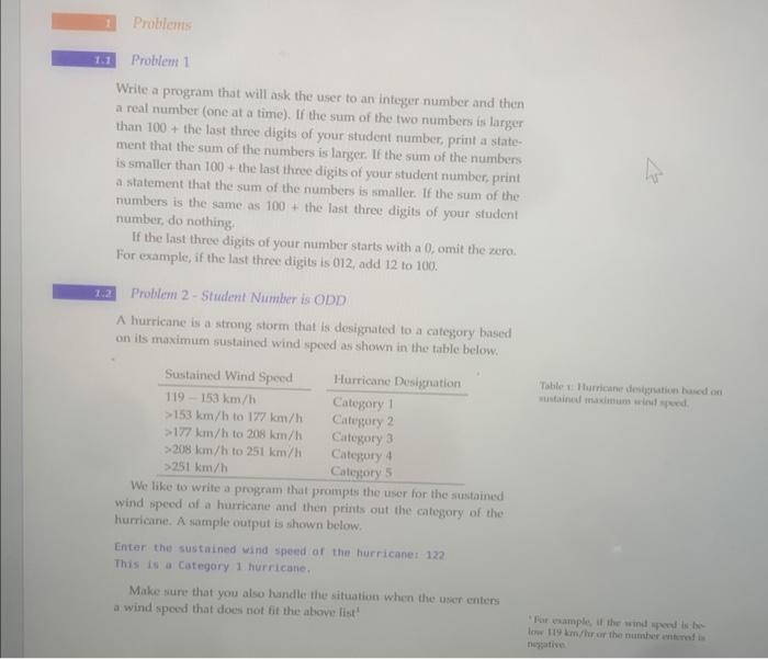 Solved Write a program that will ask the user to an integer | Chegg.com