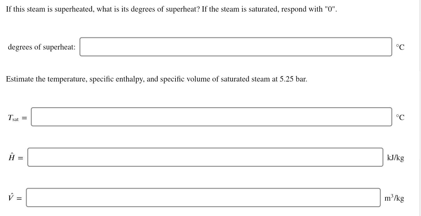 Solved What Are The Specific Enthalpy E And Specific Vo Chegg Com