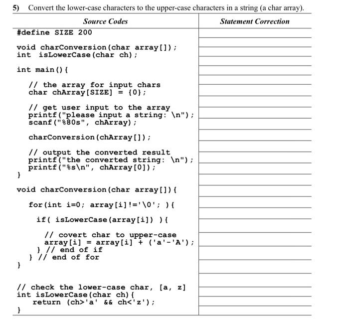 Solved Score 5. Find the errors in each of the following | Chegg.com