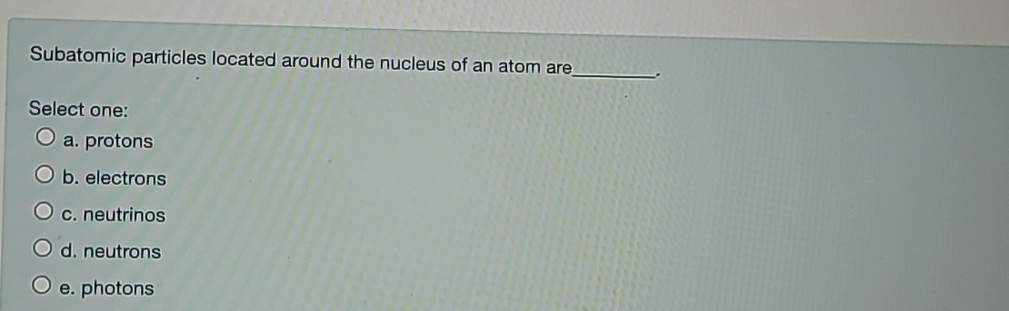 positively charged subatomic particles located in the nucleus of an atom