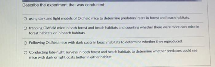 Solved The figures above are the result of an experiment by | Chegg.com