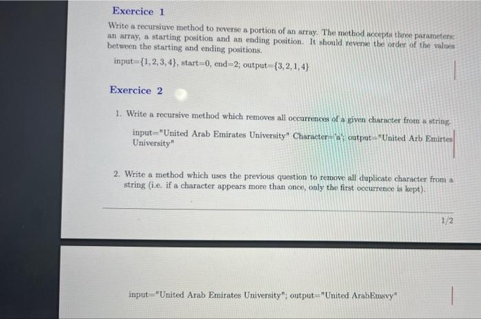 Solved please write the java code as asked in the following | Chegg.com