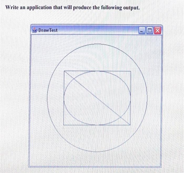 Solved Write an application that will produce the following | Chegg.com