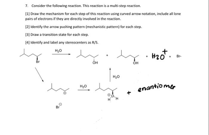 Solved 7. Consider the following reaction. This reaction is | Chegg.com