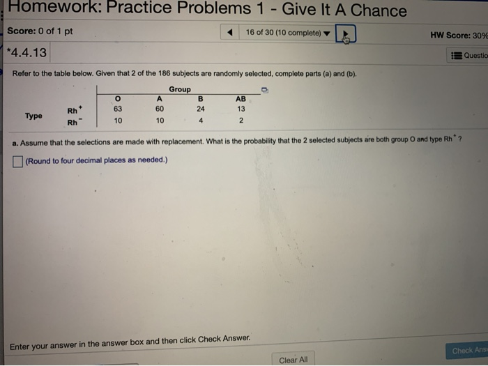 Solved Homework: Practice Problems 1 - Give It A Chance | Chegg.com
