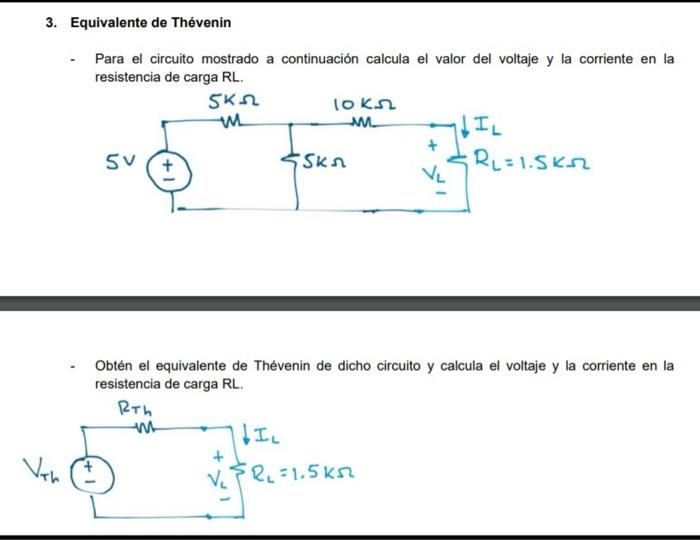 Solved 3. Equivalente De Thévenin Para El Circuito Mostrado | Chegg.com