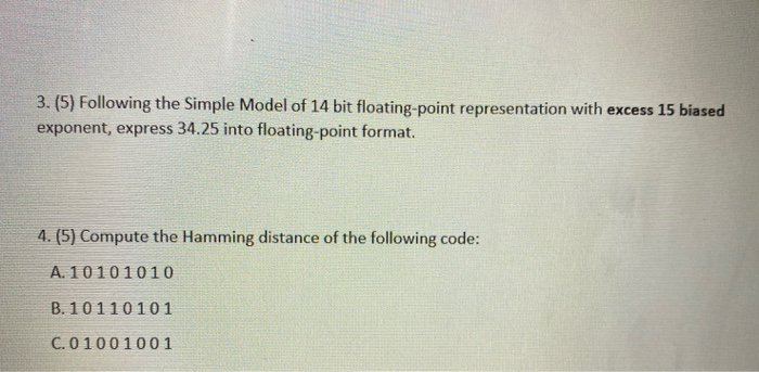 Solved 3. (5) Following the Simple Model of 14 bit | Chegg.com