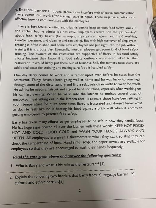 Communication case study with solution image