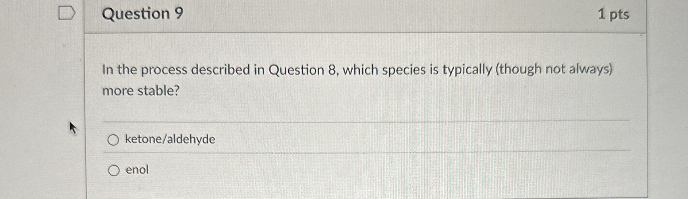 Solved Question Ptsin The Process Described In Question Chegg Com