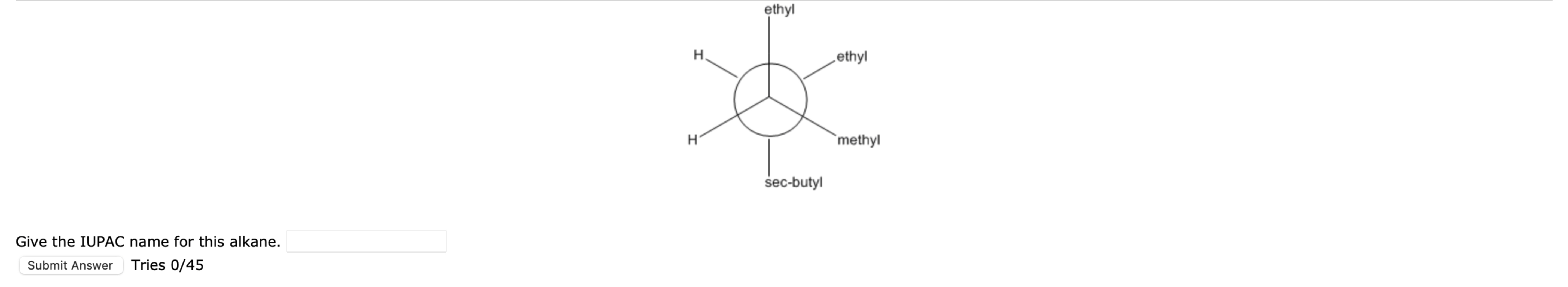 Solved Give the IUPAC name for this alkane.Give the IUPAC