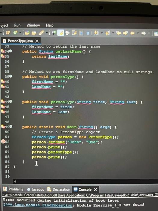 Solved make an UML diagram of this codes of PersonType Note: | Chegg.com