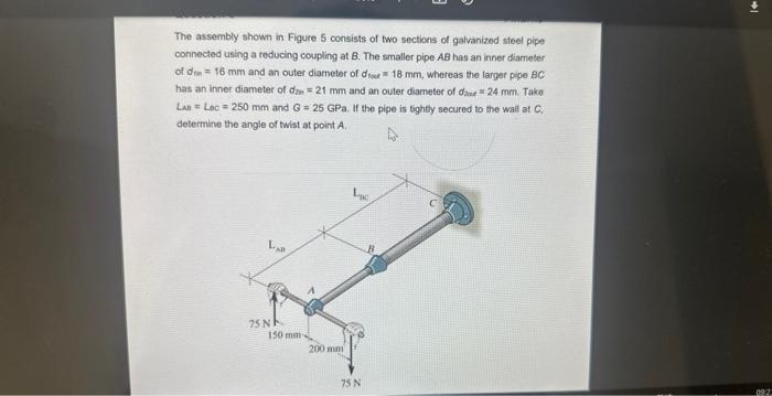 Solved The assembly shown in Figure 5 consists of two | Chegg.com