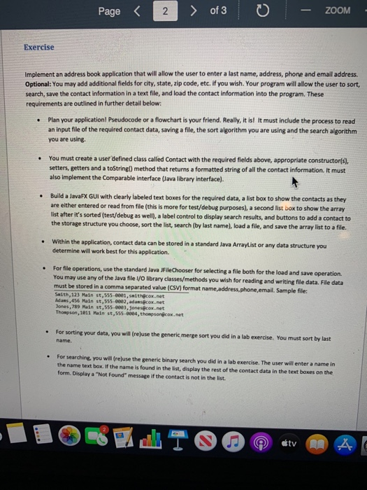 Overview This assignment is intended to give you some | Chegg.com