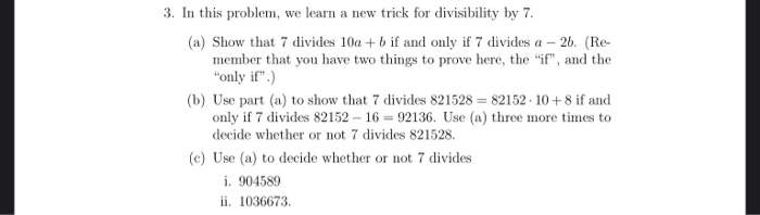 Solved 3. In this problem, we learn a new trick for | Chegg.com