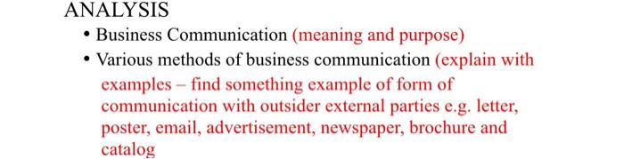 administrative communication definition