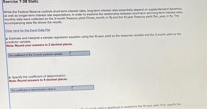 Solved While The Federal Reserve Controls Short-term | Chegg.com