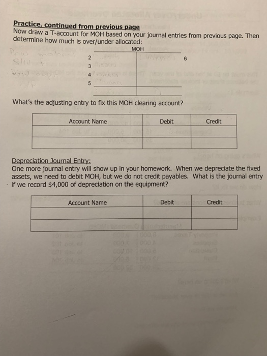 Solved Practice Journal Entries: (prepare these entries on | Chegg.com