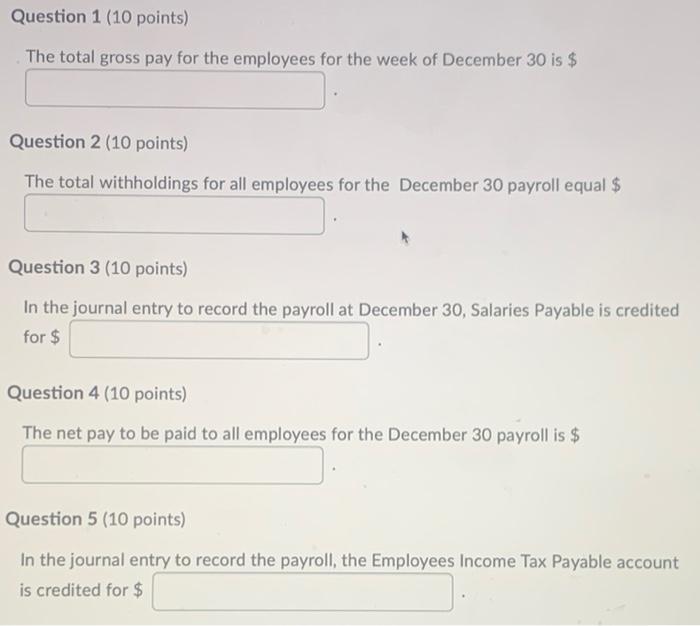 Solved Pr 10 2a Entries For Payroll And Payroll Taxes Obj 2 